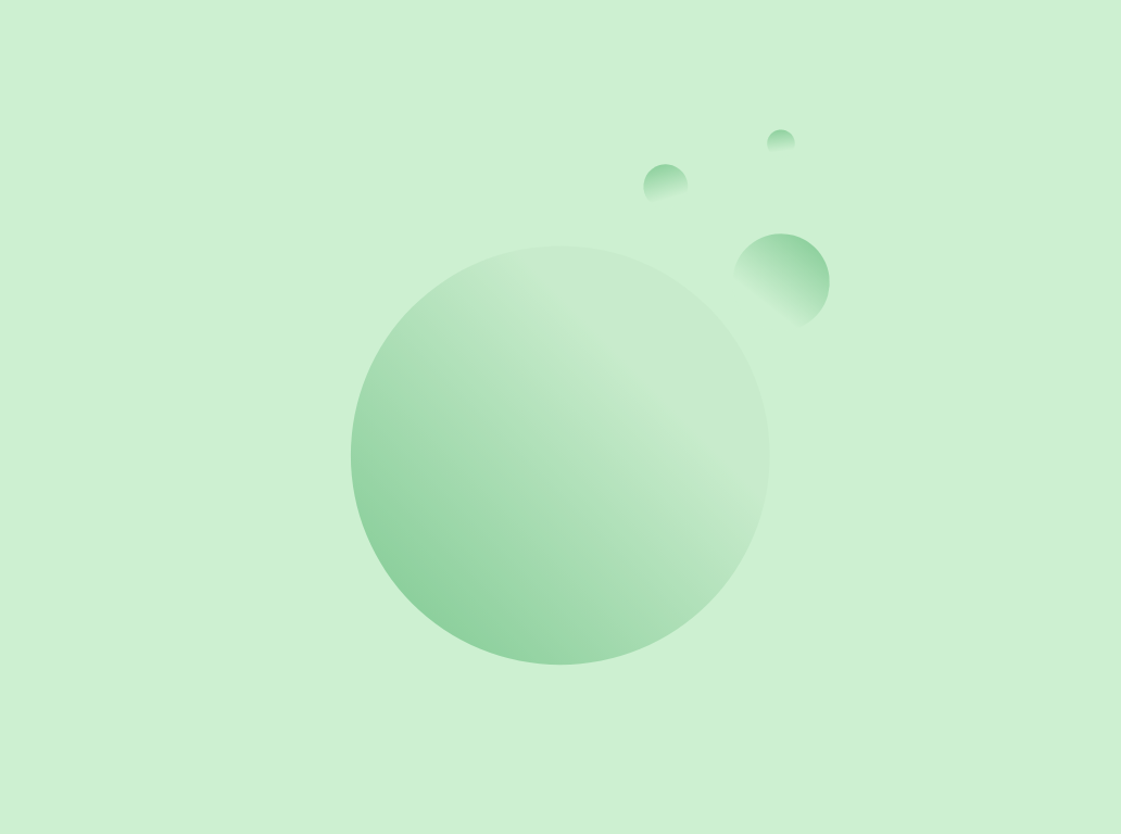 Leykam Alpina Kreis-Elemente in grüner Farbgestaltung als Teil des Brand-Designs.